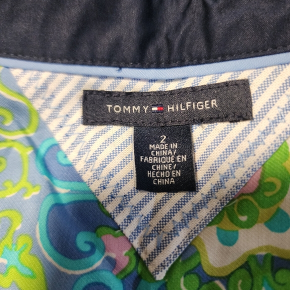 Tommy Hilfiger Navy Blue Sleeveless Midi Dress Size 2 - Picture 4 of 10